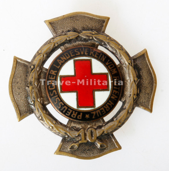 Ehrenzeichen des Preussischen Landesvereins vom Roten Kreuz 10 Jahre