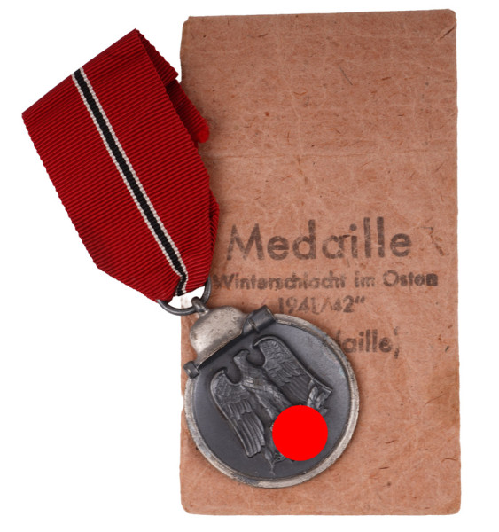 Medaille Winterschlacht im Osten 1941/42 mit Tüte