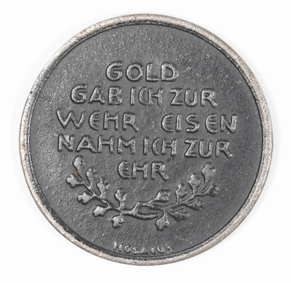 Spendenmünze In Eiserner Zeit 1916