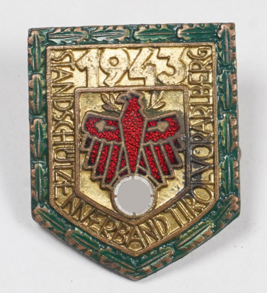 Standschützenverband Tirol-Vorarlberg Gaumeisterabzeichen in Gold 1943