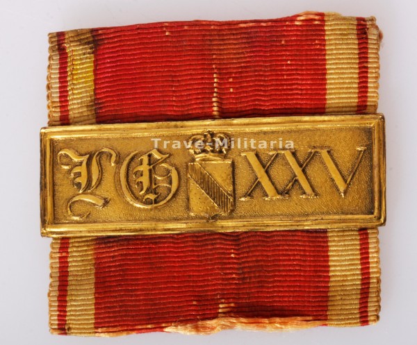 Baden Dienstauszeichnung für Unteroffiziere und Soldaten 1. Klasse Schnalle 1831