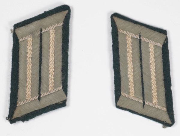 Wehrmacht Heer Paar Kragenspiegel für Offiziere der Infanterie