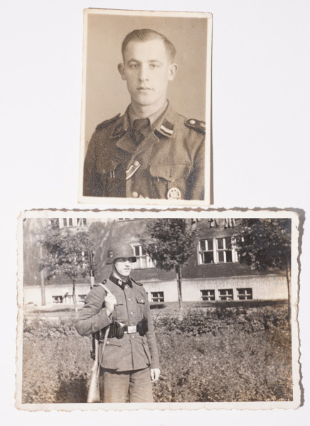 2 Fotos Soldat der Leibstandarte