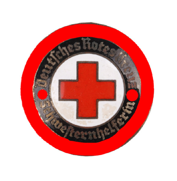 Deutsches Rotes Kreuz Dienstbrosche für Schwesternhelferin