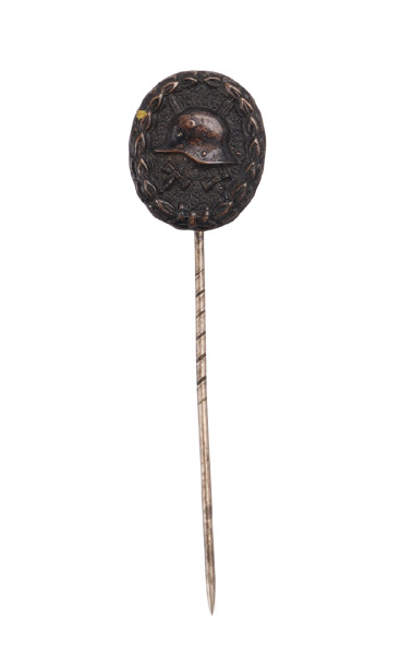 Miniatur Verwundetenabzeichen in Schwarz