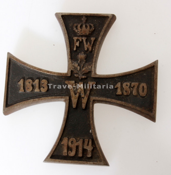 Erinnerungskreuz Kriegsweihnachten Kraftfahrtruppen 7. Armee 1915