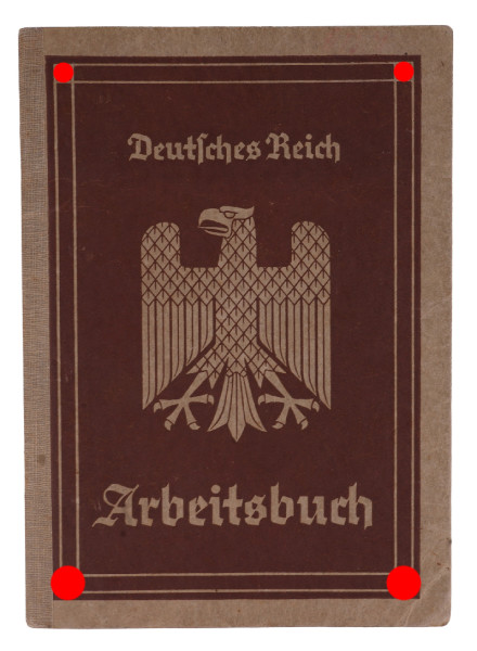 Arbeitsbuch Noll Meister Junkers Flugzeug und Motorenwerke Dessau