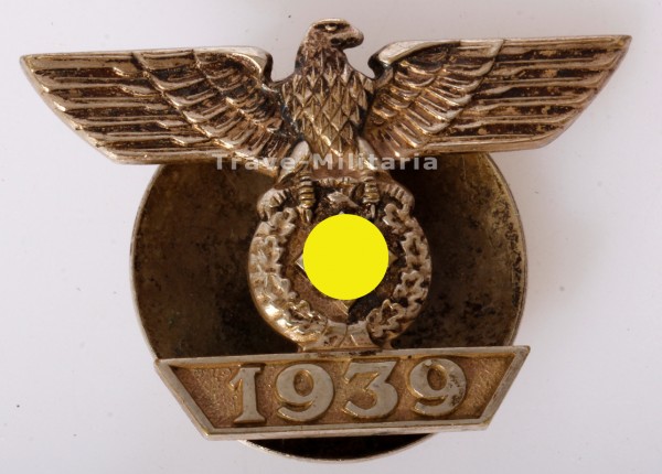 Wiederholungsspange 1939 zum Eisernen Kreuz 1. Klasse 1914 an Schraubscheibe