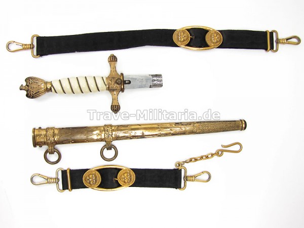 Marineoffiziersdolch mit gekürzter Klinge