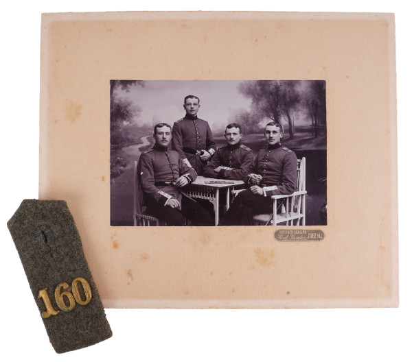 Preußen Paar Schulterklappen 9. (rheinisches) Inf. Regt. 160