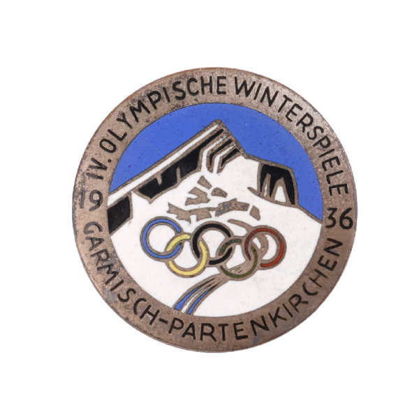 IV. Oympische WInterspiele 1939 Garmisch-Patenkirchen Teilnehmerabzeichen
