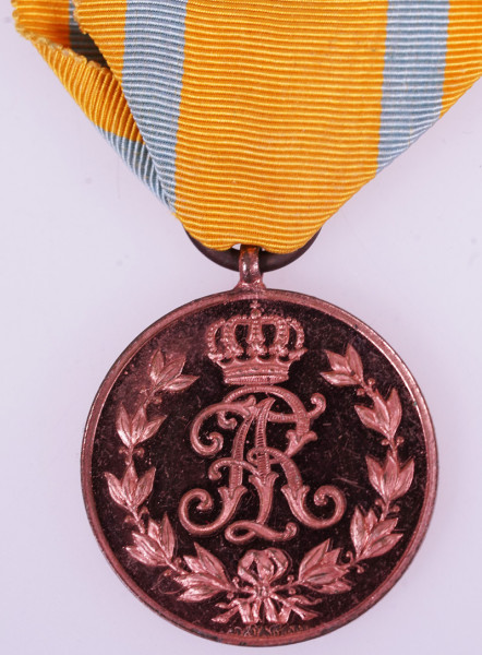 Sachsen Friedrich August Medaille in Bronze 1905