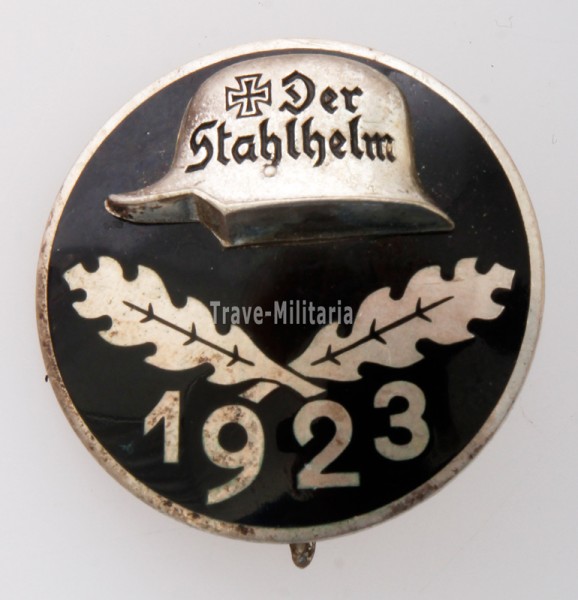 Stahlhelmbund Diensteintrittsabzeichen mit Jahreszahl 1923