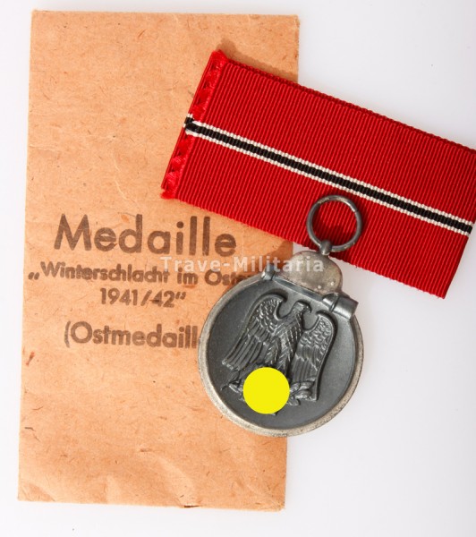 Medaille Winterschlacht im Osten in Verleihungstüte