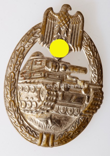 Panzerkampfabzeichen in Silber Buntmetall