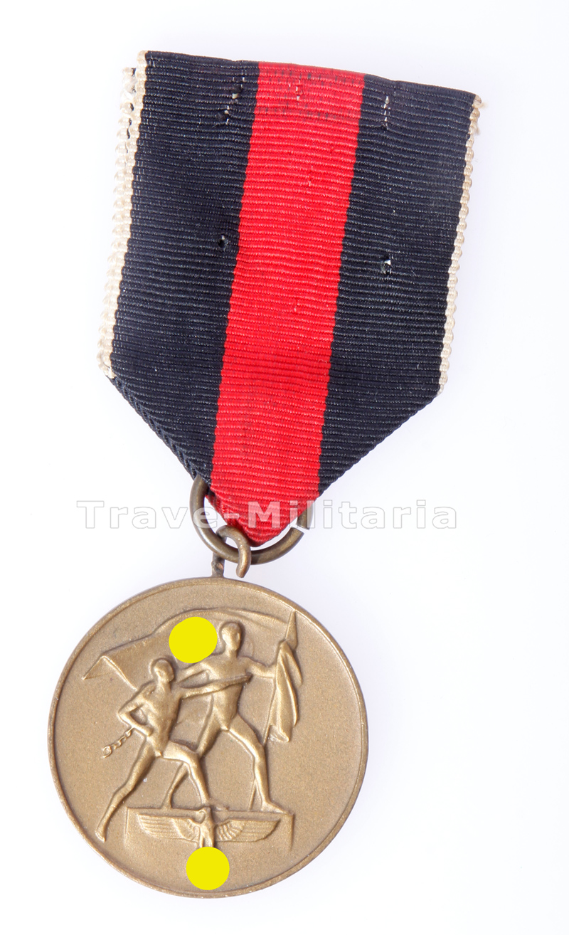 Medaille zur Erinnerung an den 1. Oktober 1938 Archiv Trave