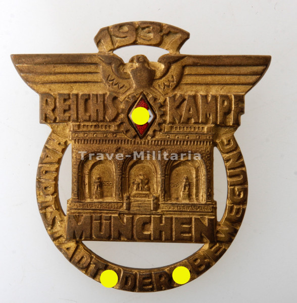Reichskampf 1937 München Teilnehmerabzeichen