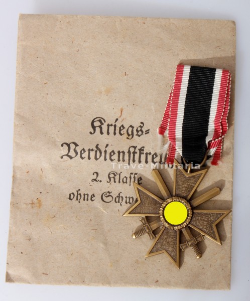 Kriegsverdienstkreuz 2. Klasse 1939 mit Schwertern mit Tüte