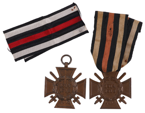 2x Ehrenkreuz für Frontkämpfer