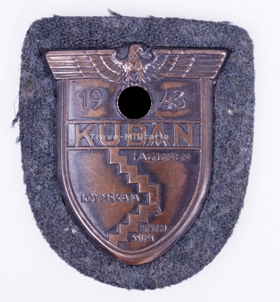 Kubanschild auf Heeresstoff