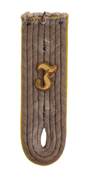 Wehrmacht Heer Schulterklappe Leutnant im Nachrichten-Lehrregiment