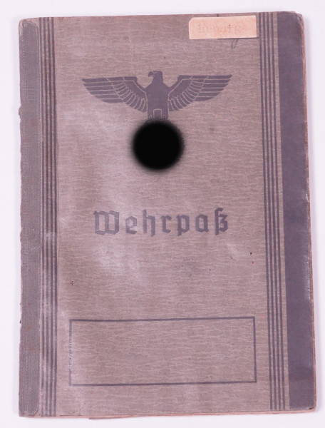 Wehrpaß Hennig lei. Flakabteilung 986