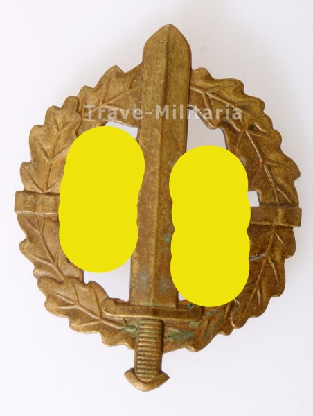 SA Sportabzeichen in Bronze mit Matrikelnummer 162021