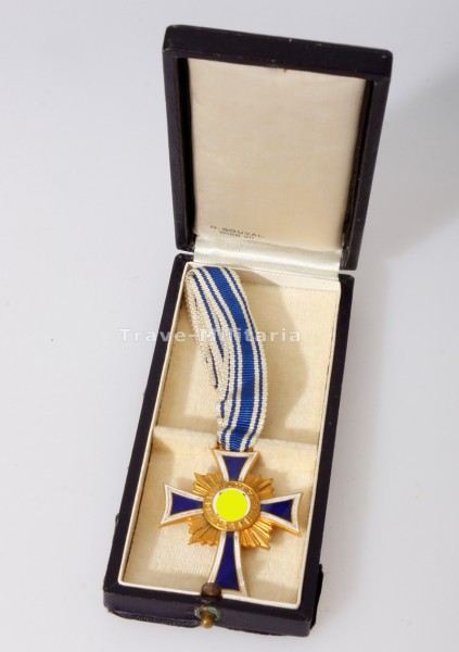 Ehrenkreuz der Deutschen Mutter in Gold im Etui