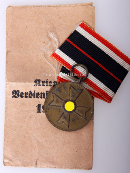 Kriegsverdienstmedaille 1939 mit Tüte