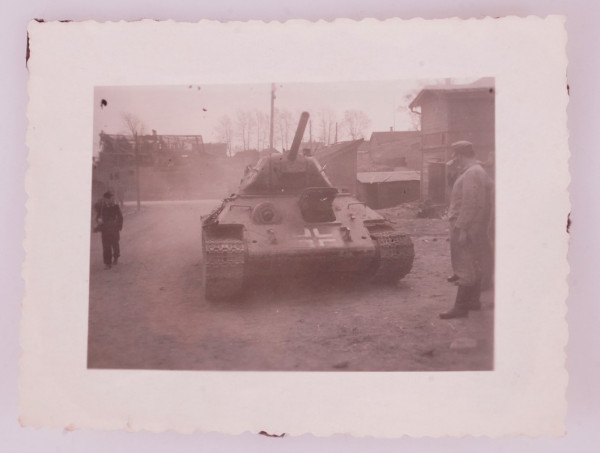 Foto T34/76 als Beutepanzer
