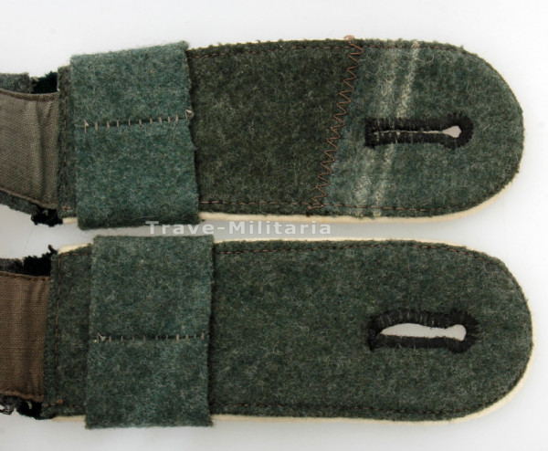 Wehrmacht Heer Paar Schulterklappen Landesschützenbataillon Wehrkreis