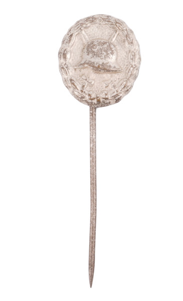 Miniatur Verwundetenabzeichen in Mattweiß 1918