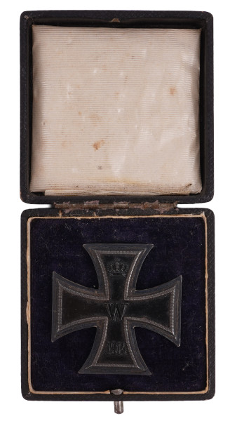 Eisernes Kreuz 1. Klasse 1914 im Etui