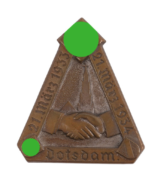 Potsdam 21. März 1933 & 1934 Veranstaltungsabzeichen