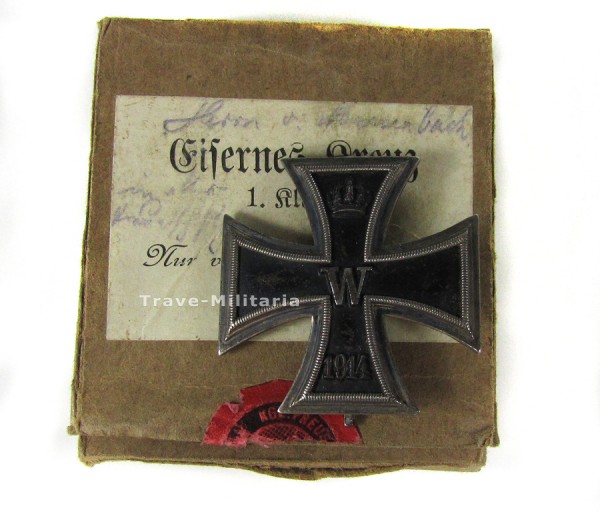 GODET Eisernes Kreuz 1. Klasse 1914 im Umkarton
