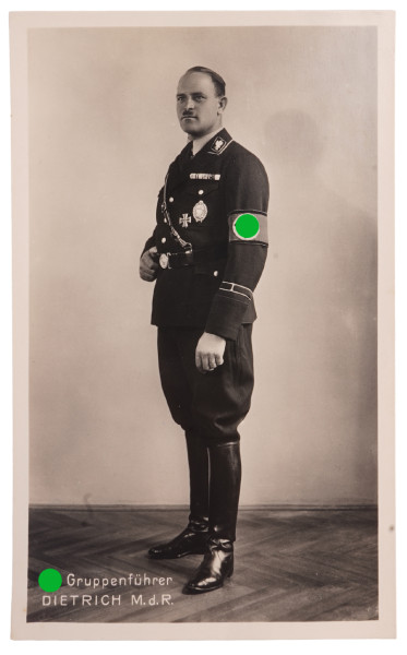 Hoffmann-Postkarten S.S. Gruppenführer Dietrich M.d.R. 132