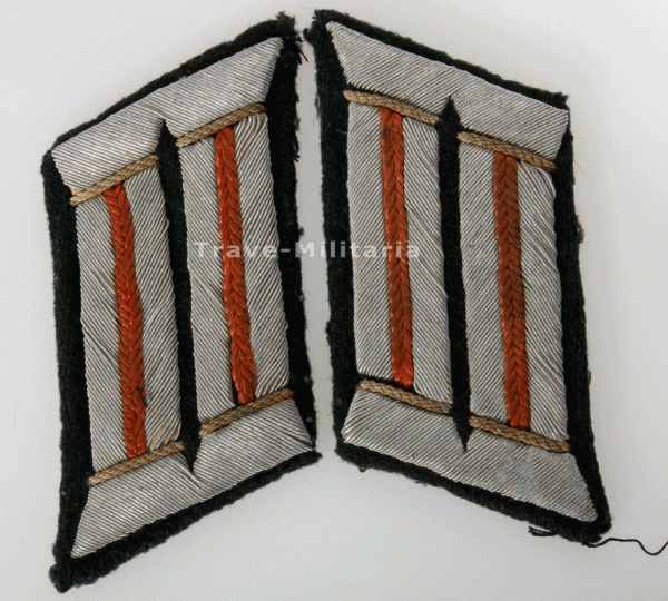 Wehrmacht Heer Paar Kragenspiegel für Offiziere Feldgendarmerie