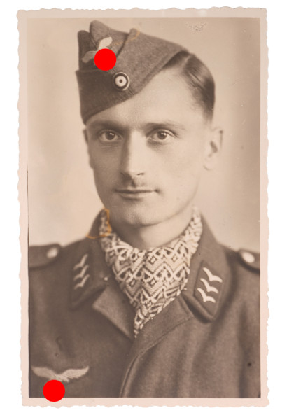 Portraitfoto Luftwaffen-Obergefreiter