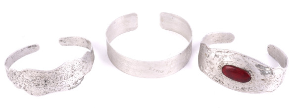 3x Grabenkunst Armreifen