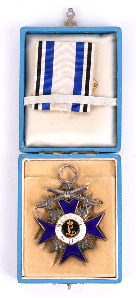 Bayern Militärverdienstorden 4. Klasse mit Schwertern im Etui