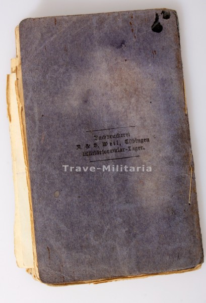 Nachlaß Eduard Krause I.R. 58 später Polizist Archiv Trave