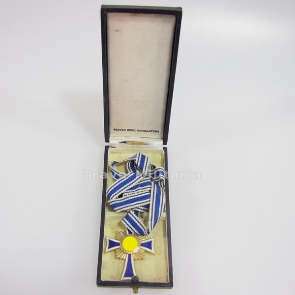 Ehrenkreuz der Deutschen Mutter in Gold im Etui