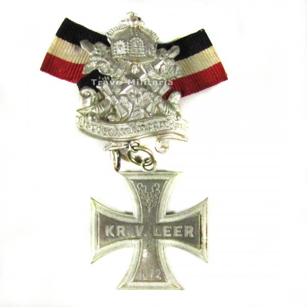 Kriegervereins-Abzeichen Leer 1872