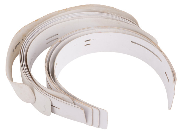 Wehrmacht 13 Kragenstützen aus weißen Karton