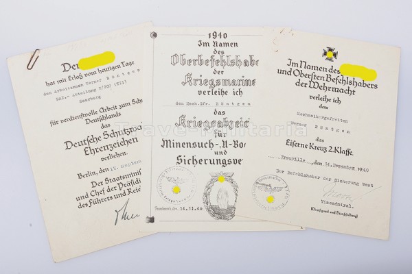 Urkundengruppe Minensucher