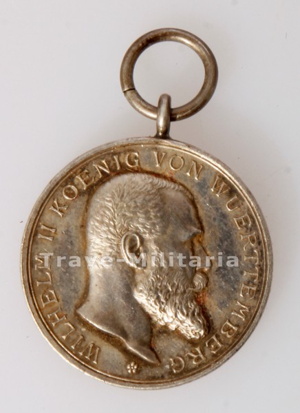 Württemberg Silberne Militärverdienstmedaille 1892