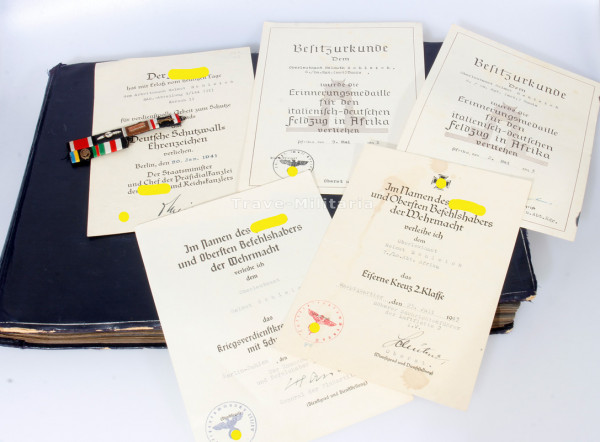 Nachlass Schleich Ln. Rgt. Tunis u. Ln. RV. Abt. (mot) z.b.V.2