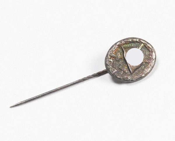 Miniatur Verwundetenabzeichen in Silber