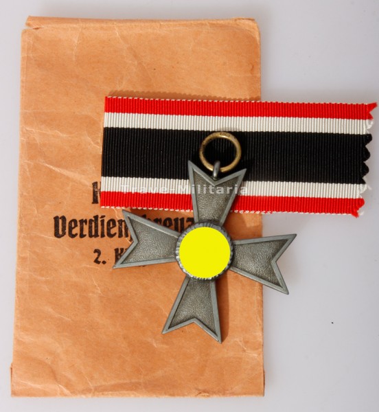 Kriegsverdienstkreuz 2. Klasse 1939 ohne Schwerter mit Tüte