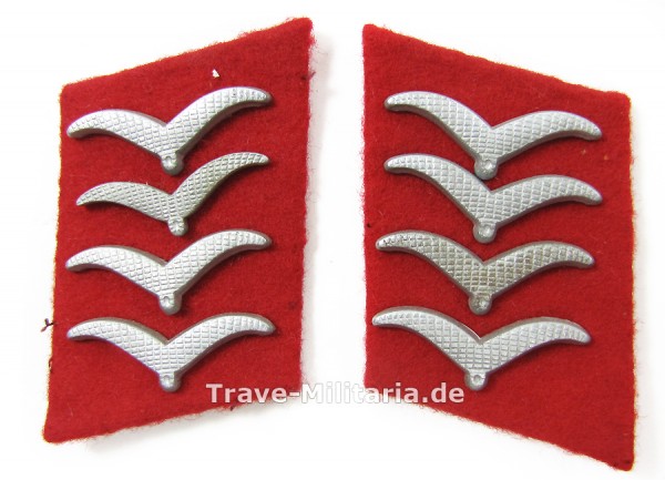 Luftwaffe 1 Paar Kragenspiegel Flak Hauptgefreiter